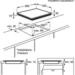 Table de cuisson à induction HK634200FB – AEG