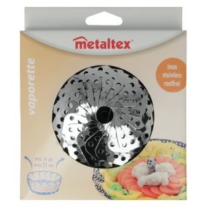 Panier cuisson vapeur inox 18×27 cm – Chevalier diffusion 42332