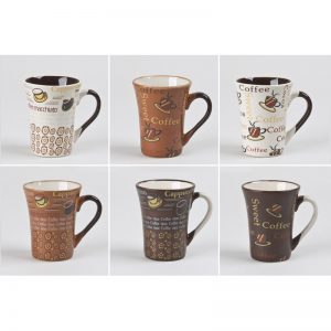 Coffret 6 tasses 15cl collector assorties – 278014