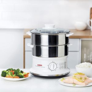 Cuiseur vapeur inox blanc 6L – VC145100 Seb