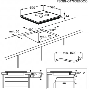 Table de cuisson à induction SÉRIE 600 EIV63343 – ELECTROLUX