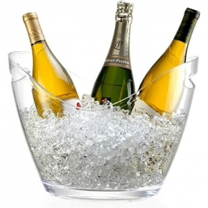 Seau à champagne transparent 26 cm – 815012