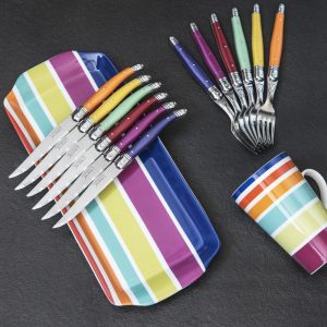 Coffret 6 fourchettes laguiole irise – Jean Dubost 646002