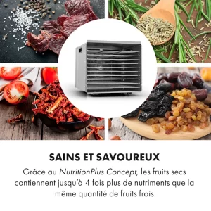Déshydrateur alimentaire Fruit Jerky Steel 10 Klarstein 10028437