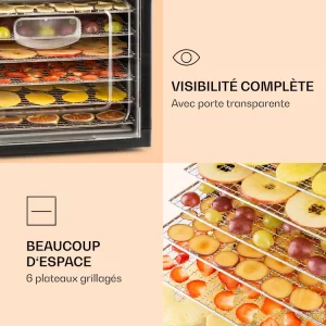 Déshydrateur alimentaire Fruit Jerky Plus 6 Klarstein 10031935