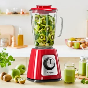 Mixeur Blender  Blendforce 2 rouge- LM430510 MOULINEX