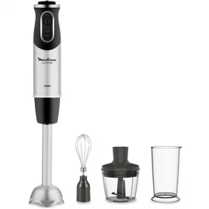 Mixer plongeant noir inox Quickchef – DD655810 Moulinex