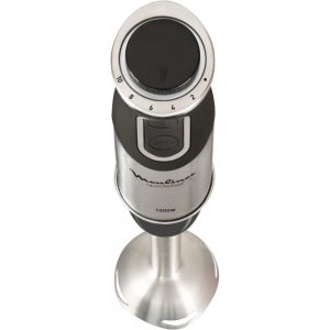 Mixer plongeant noir inox Quickchef – DD655810 Moulinex