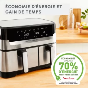Friteuse Easy Fry Air Dual EZ905D20 – MOULINEX