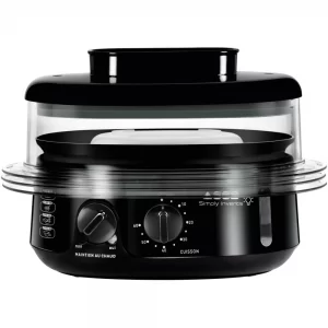 Cuiseur vapeur noir blanc 9L – VC110800 Seb