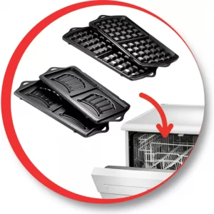 Gaufrier, croque monsieur – SJ615612 Moulinex