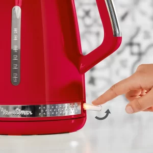 Bouilloire electrique rouge1,7L – Moulinex BY320510