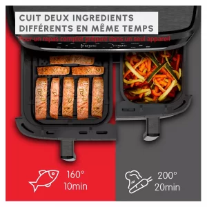 Friteuse Easy Fry Air Dual EZ942HF0 – MOULINEX