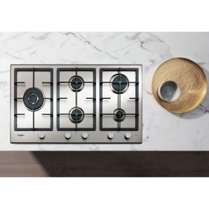 Table de cuisson à gaz 5 feux IN9522IX 90 cm – INDESIT