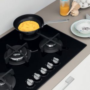 Table de cuisson à gaz 5 feux ING 72T/BK- INDESIT