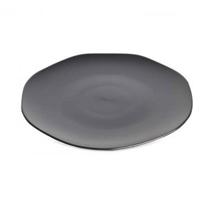 Assiette Tribu noire plate – Opjet