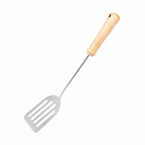 PELLE à FRIRE inox et manche hêtre – Made in France – Chevalier Diffusion