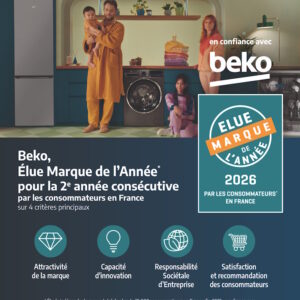 Réfrigérateur RDSA310M40SN – Beko