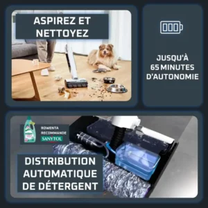 Aspirateur & Nettoyeur séchante – X Clean 12 – GZ7257E0 – ROWENTA